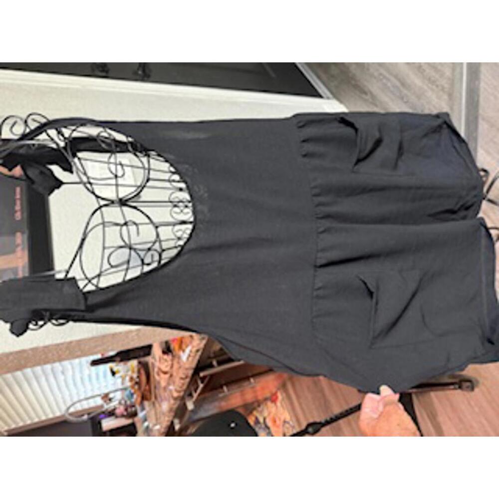 Black Romper XL - Tie Top
